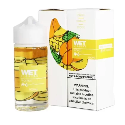 WET LIQUIDS Tropics E-liquid 100ml - Vape Product, Vape Product