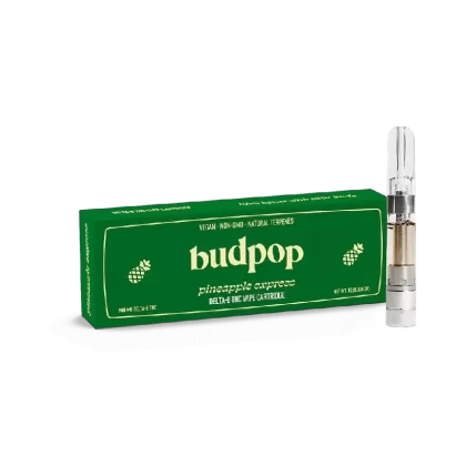 BudPop Pineapple Express Delta 8 THC Vape - pack size#Single>3-Pack>5-Pack (1C8D51)