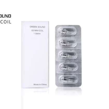 Genuine Green Sound G3 Mini 1.0 ohm Coils 5/Pack – Replacement Coils