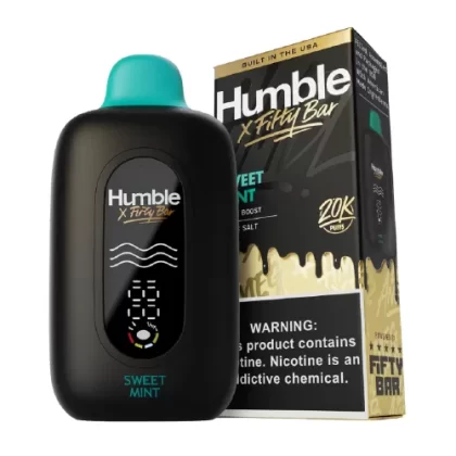 Sweet Mint Disposable Vape (20000 Puffs) by Humble x Fifty Bar