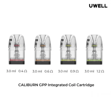 Uwell Caliburn GPP Integrated Pods 3pk - 1.2ohm (3ml) - Skullvaping