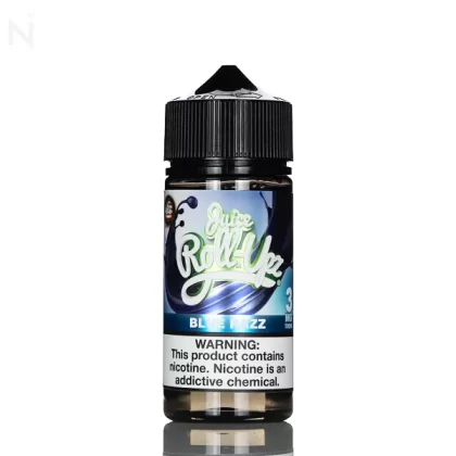 Juice Roll Upz E-Liquid - Blue Raspberry - 100mL - 3mg