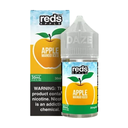 Apple Mango ICED SALT – Red’s Apple E-Juice by 7 Daze – 30mL