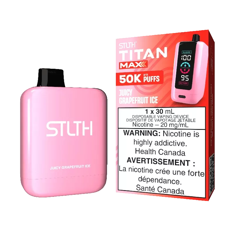 STLTH TITAN MAX 50K – JUICY GRAPE FRUIT ICE