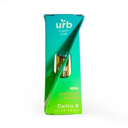 URB Delta 8 2.2g Cartridge – Pineapple Cookies
