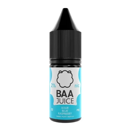 Sour Blue Rapsberry By Baa Juice 10ml Nic Salt - Nicotine Strength#10mg (Salt)>5mg (Salt)>20mg (Salt)