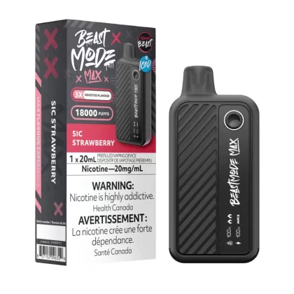 Flavour Beast – Beast Mode Max 18K Disposable Vape – Sic Strawberry Iced