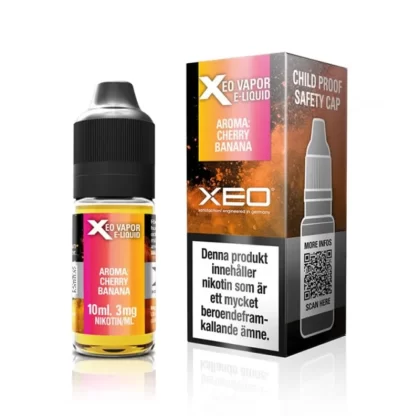 XEO Xtreme Vapor Cherry Banana 10ml – vape juice med nikotin