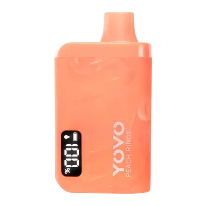 Peach Rings YOVO JB8000 - VAP; Vape Product; 5 Pack, Single