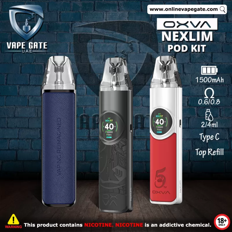 OXVA Nexlim Pod Kit - Traction Gray