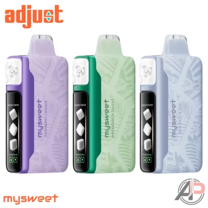 Adjust MySweet 40K Puffs Disposable Vape Device - Blue Razz B-Pop, Lemon Heads
