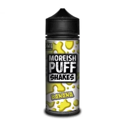 BANANA E LIQUID BY MOREISH PUFF – SHAKES 100ML 70VG