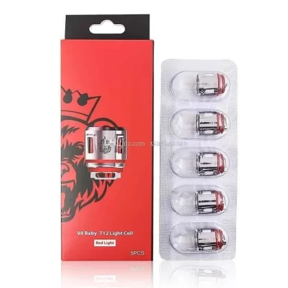 SMOK – V8 Baby – T12 Light Coil - Resistance#0.15 (B7D4CF)