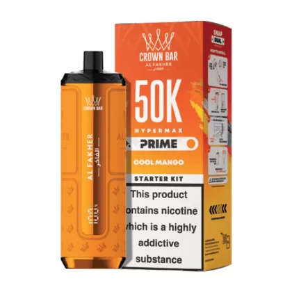 Al Fakher Hypermax Prime 50K Prefilled Pod Kit Cool Mango - 20mg