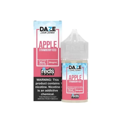 Reds Salt Series Apple Strawberry Iced eJuice - Vape Product; Vape Product, Vape Product; 7 Daze