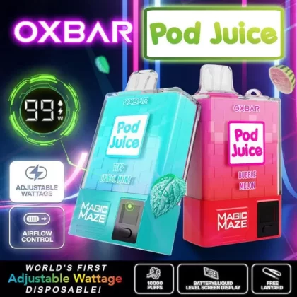 Pod Juice x OXBAR Magic Maze Pro 10K - Tiff Jewel Mint - Skullvaping