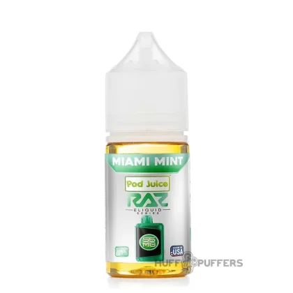 Pod Juice X Raz Salt – Miami Mint 30mL - Vape Product, Vape Product (90DA74)