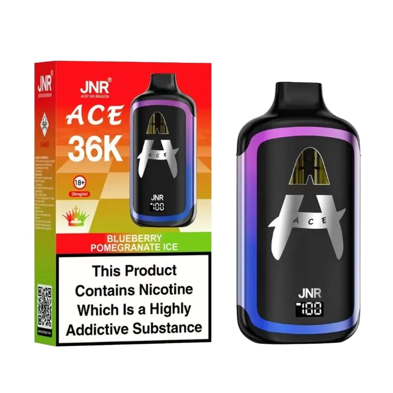JNR Ace 36K Prefilled Pod Kit - Strawberry Ice - Image 3