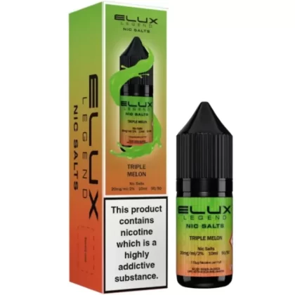 Triple Melon Nic Salt E-Liquid Legend Series by ELUX (10ml) - 10mg