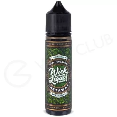 Castaway Shattered Shortfill E-Liquid by Wick Liquor 50ml