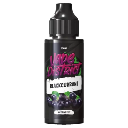 Blackcurrant by Vape District 100ml - ICE NIC SHOTS (+£1.99)