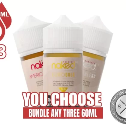 Naked 100 Tobacco Bundle 3x60ml (180ml)