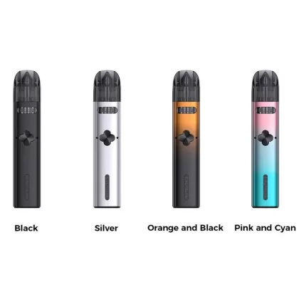 Uwell Caliburn Explorer Pod Kit - Colour#Black>Silver>Pink & Cyan>Orange & Black (3CF3AE)