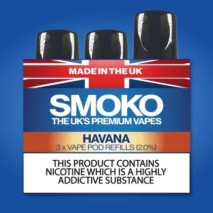 VAPE - HAVANA 1.1% (POD), HAVANA 2.0% (POD)