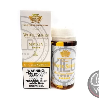 Ice Cream Sandwich 100mL E-Liquid by Kilo White Series