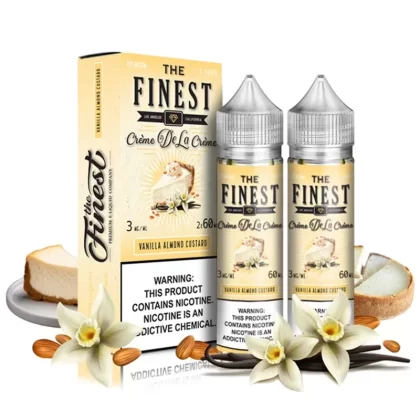 The Finest Vanilla Almond Custard E-juice 120ml - Vape Store