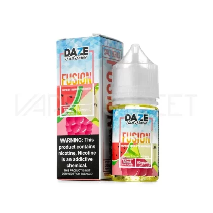 7 Daze Fusion Iced TFN Salt Raspberry Green Apple Watermelon (30ml)