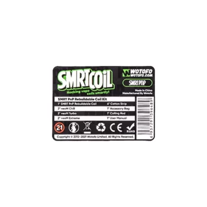 Wotofo SMRT PnP Rebuildable Coil Kit - Eliquidsupply