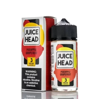 Juice Head E-Liquid – Pineapple Grapefruit – 100ml - Vape Product, Vape Product