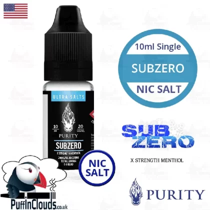 Purity SubZero Nic Salt E-Liquid 10ml