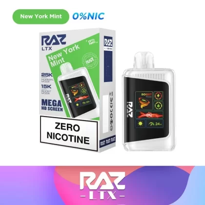 York Mint Flavor – RAZ LTX 25000 Zero Nicotine