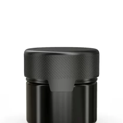 CHUBBY GORILLA | Child Resistant Black Plastic Aviator Container w/ Black Cap | 60mL – 2oz – 500 Count