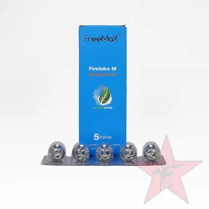 Freemax Fireluke M Coils – 5 Pack - TX1 (0.15ohm, 40-90W), TX2 (0.2ohm, 40-80W)