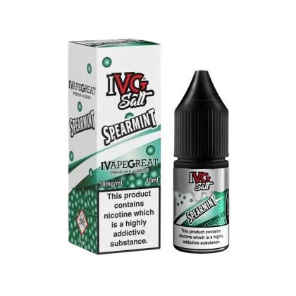 Spearmint IVG Nic Salt e Liquid 10ml – TPD - Vapestorm Co