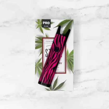 Stiiizy Pink Zebra Pro Battery Starter Kit