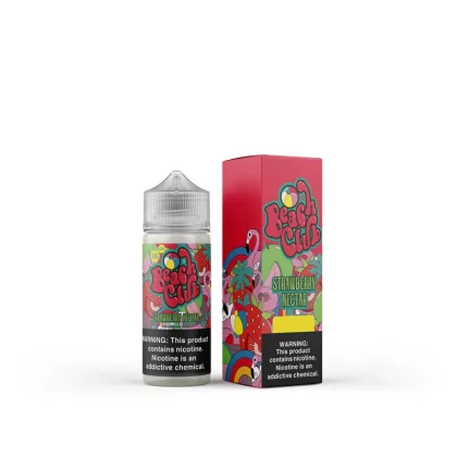 Strawberry Nectar by Beach Club E-Liquid 100mL (Freebase) - 12MG