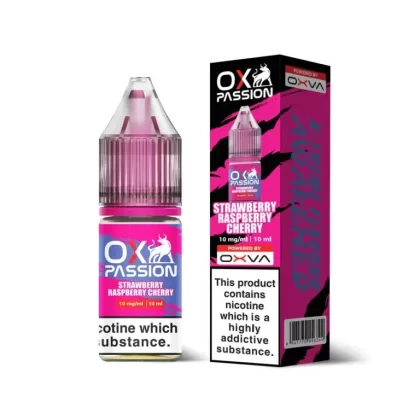 Ox Passion Strawberry Raspberry Cherry Nic Salts By Oxva