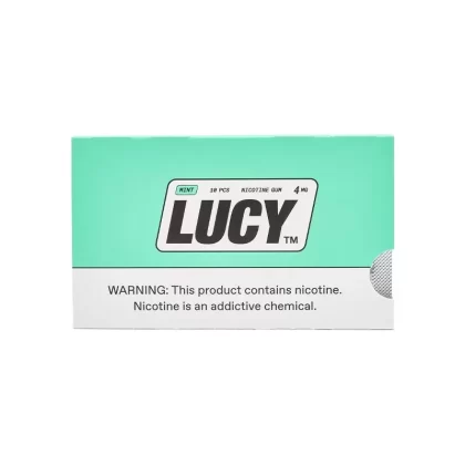 LUCY GUM – Nicotine Gum – 10pk - Nicotine and Flavor#4mg - Berry Citrus>6mg - Berry Citrus>4mg - Mint>6mg - Mint