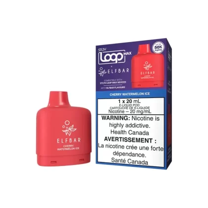 STLTH LOOP MAX X ELFBAR POD PACK – CHERRY WATERMELON ICE - Eliquidsupply