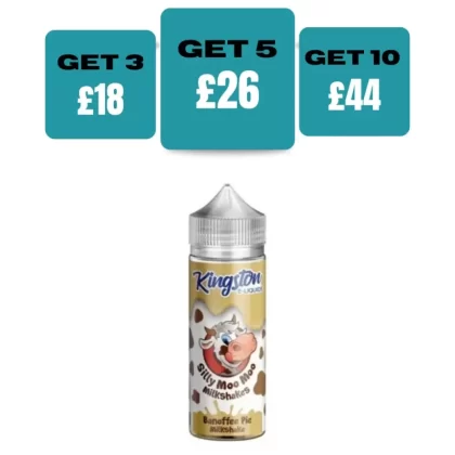 Kingston Silly Moo Moo Edition 100ML E-Liquid Shortfill - Mint Chocolate / Yes