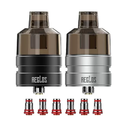 Uwell Aeglos Pod Tank with 6 Coils 4.5ml - Stainless steel