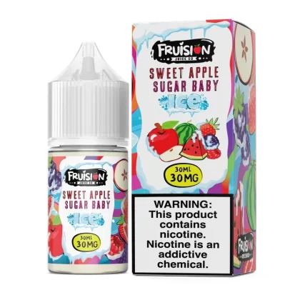 30ML | Iced Sweet Apple Sugar Baby by Fruision Salts - Size#30ML~Strength#30MG>50MG