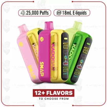 Kado Bar Snap Icy 25000 Puffs Disposable Vape Kit - Thevapersworld