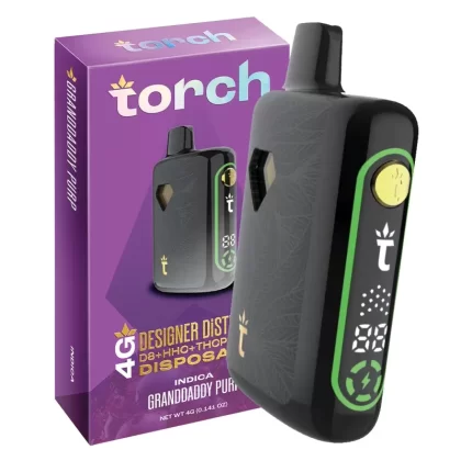 Torch Designer DiSTiLLATE Disposable Granddaddy Purp | Indica | 4g