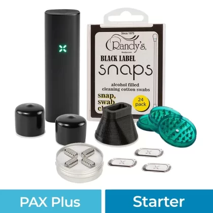 PAX Plus Starter Vaporizer Kit - Onyx, Periwinkle