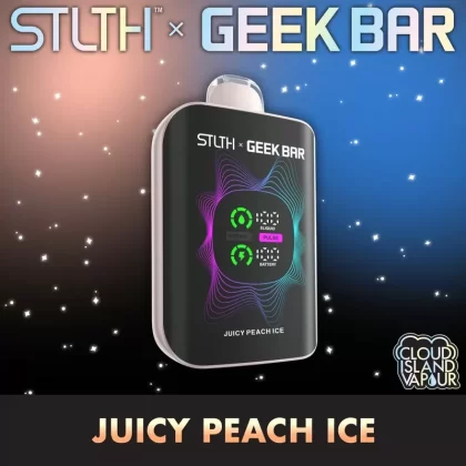 STLTH X GEEK BAR Disposable Vape – Juicy Peach Ice